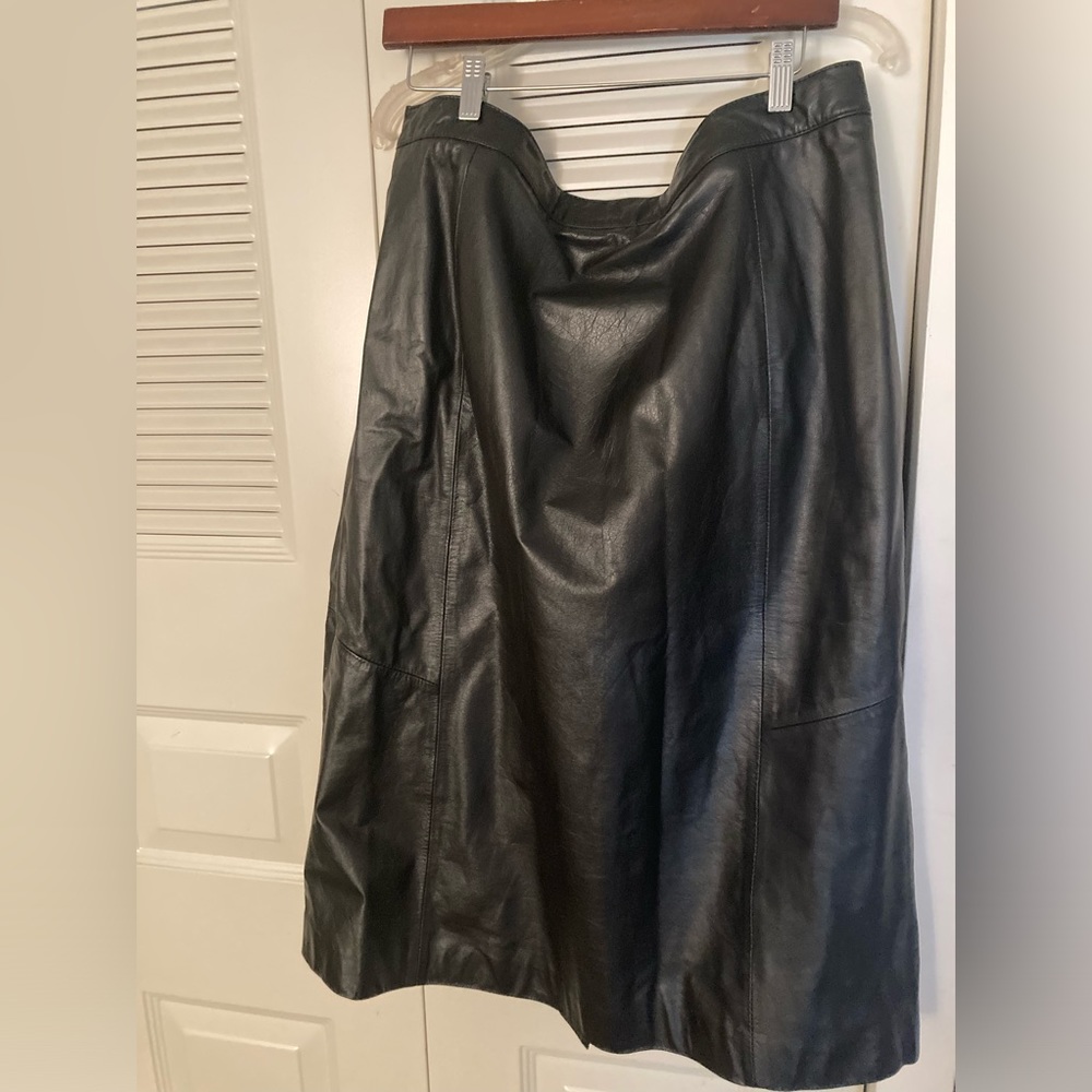 Leather Skirt - NWOT - Picture 3 of 8